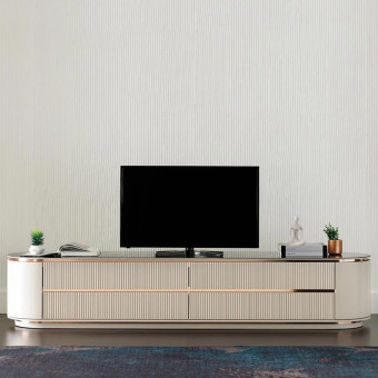 ТВ блок с ящиком (пудра) ENZA HOME VIENNA EH36805