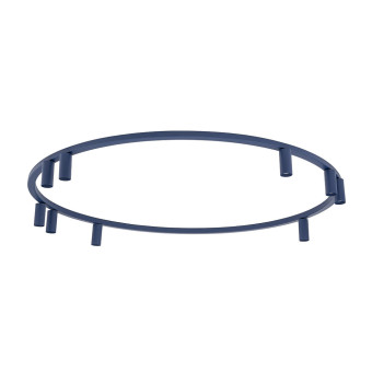 Потолочная люстра Nowodvorski Fourty Round IX Umbra Blue (Cерия Fourty IX, Модель круглая, Цвет Темно-синий) арт. 11953