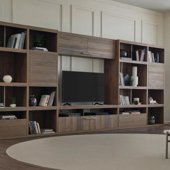 ТВ тумба с полкой ENZA HOME Коллекция PAVIA (ПАВИА) арт. EH68320
