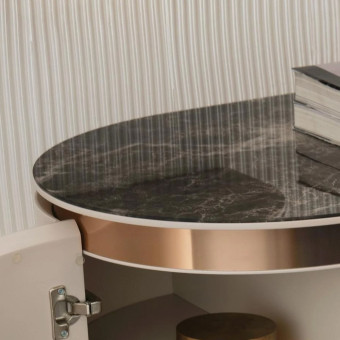 ТВ блок с ящиком (пудра) ENZA HOME VIENNA EH36805