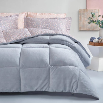 Комплект постельного белья с одеялом Queen Size (195x215 см) YATAS BEDDING "PIANTE" EH62623