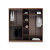 Шкаф с дверцами 5 дверей ENZA HOME Коллекция MISTRAL (МИСТРАЛ) арт. EH30666