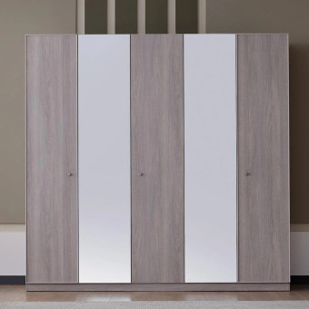 Шкаф с дверцами 5 дверей ENZA HOME BASEL EH59483