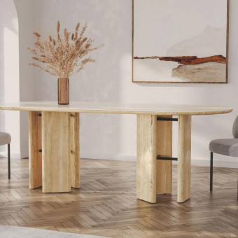 Стол обеденный овальный ENZA HOME AUSTIN EH68301