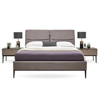 Кровать с изголовьем 160x200 ENZA HOME Коллекция RIGA (РИГА) арт. EH60821