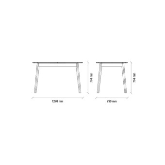 Стол обеденный раздвижной ENZA HOME Коллекция NOVEL (НОВЕЛЬ) арт. EH30623