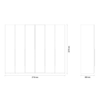 Шкаф 6 складных дверей ENZA HOME LEGATO EH59499