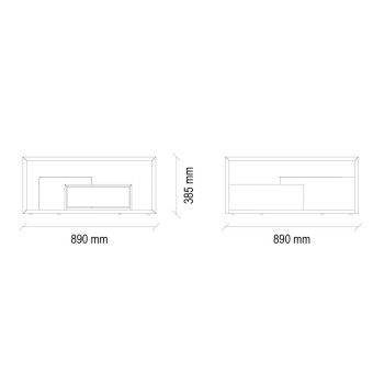 Стол журнальный квадратный ENZA HOME BERTA EH67558