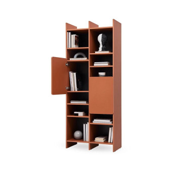 Шкаф книжный ENZA HOME Коллекция BLEND (БЛЭНД) арт. EH68795