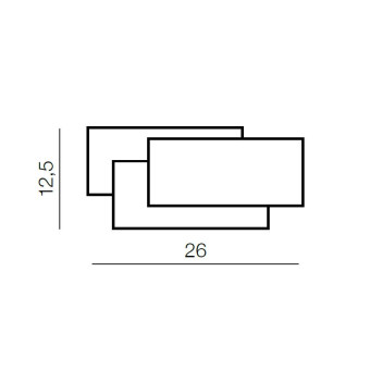 Настенный светильник Azzardo Clover square AZ2199