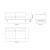 3 местный модуль левый ENZA HOME Коллекция BOLD (БОЛД) арт. EH71076