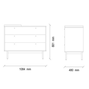 Комод ENZA HOME LORETO EH57658