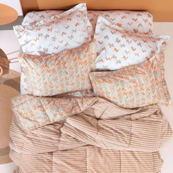Комплект постельного белья с одеялом Queen Size (195x215 см) YATAS BEDDING "ALETA" EH67736