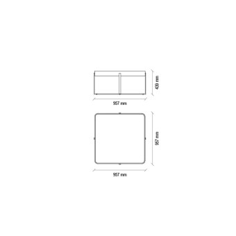 Стол журнальный большой ENZA HOME Коллекция DORIAN (ДОРИАН) арт. EH49160