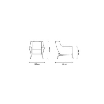 Кресло ENZA HOME Коллекция NETHA (НЕТА) арт. EH54205