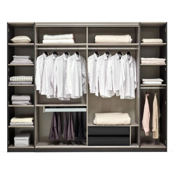 Шкаф 6 складных дверей ENZA HOME RIGA EH60817