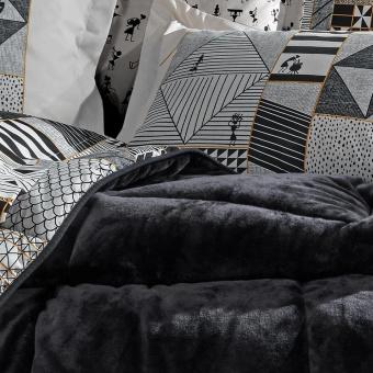 Комплект постельного белья с одеялом Queen Size (195x215 см) YATAS BEDDING "CIERA" EH67738