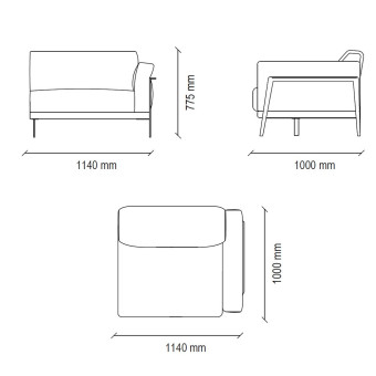 1 местный левый (K1) ENZA HOME EMOTICON EH72157