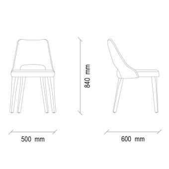 Стул ENZA HOME Коллекция LORETO (ЛОРЕТО) арт. EH57560