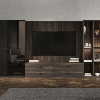 ТВ модуль тумба с ящиками ENZA HOME Коллекция PARMA (ПАРМА) арт. EH68323