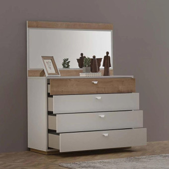 Комод (белый) ENZA HOME Коллекция POLKA (ПОЛЬКА) арт. EH56254