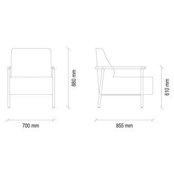 Кресло ENZA HOME BERTA EH67306