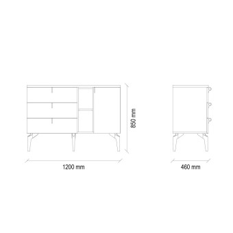 Комод ENZA HOME Коллекция CORDELL (КОРДЕЛЛ) арт. EH57713
