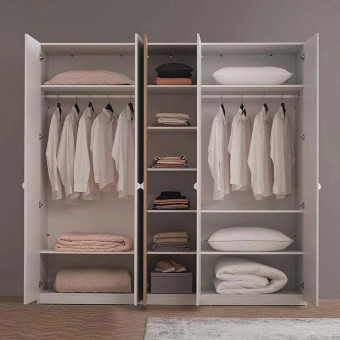 Шкаф с дверцами 5 дверей ENZA HOME Коллекция POLKA (ПОЛЬКА) арт. EH56248
