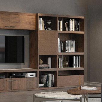 Книжный шкаф Маленький ENZA HOME Коллекция PAVIA (ПАВИА) арт. EH67028