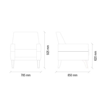 Кресло ENZA HOME Коллекция ASTERA (АСТЕРА) арт. EH59429