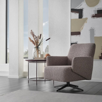 Кресло вращающаяся ножка ENZA HOME PARMA EH68870