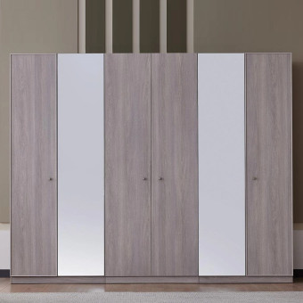 Шкаф с дверцами 6 дверей ENZA HOME BASEL EH59482