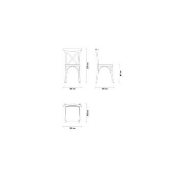 Стул ENZA HOME VENY EH30641