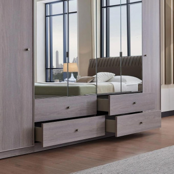 Шкаф 6 складных дверей ENZA HOME BASEL EH59481