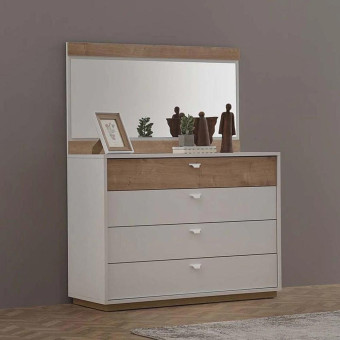 Комод (белый) ENZA HOME POLKA EH56254