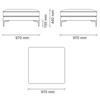 Пуф ENZA HOME PARMA EH72469