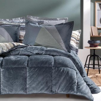 Комплект постельного белья с одеялом Single Size (155x215 см) YATAS BEDDING "RACH" EH67755