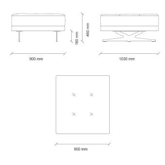 Пуф ENZA HOME Коллекция BOLD (БОЛД) арт. EH71189