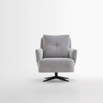 Кресло вращающаяся ножка ENZA HOME BOLD EH71133