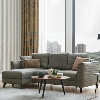 Диван угловой большой ENZA HOME Коллекция GRACE (ГРЭЙС) арт. EH69717
