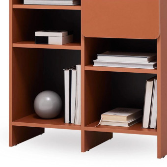 Шкаф книжный ENZA HOME Коллекция BLEND (БЛЭНД) арт. EH68795