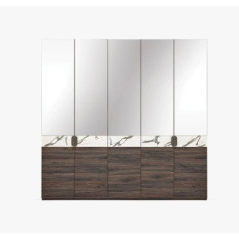 Шкаф с дверцами 5 дверей ENZA HOME GIORNO EH51070