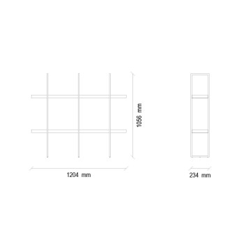 Настенная полка ENZA HOME Коллекция DORIAN (ДОРИАН) арт. EH36819