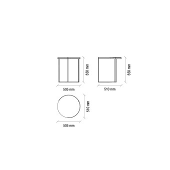 Стол журнальный круглый ENZA HOME ORLANDO EH20219