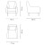 Кресло ENZA HOME Коллекция SEGURA (СЕГУРА) арт. EH74187