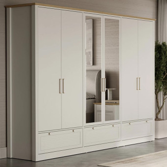 Шкаф с дверцами 6 дверей ENZA HOME MARSELL EH74200