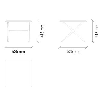 Стол журнальный мрамор ENZA HOME ELEGANTE EH20169