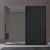Шкаф-купе 240 черный ENZA HOME Коллекция LEGATO (ЛЕГАТО) арт. EH59511