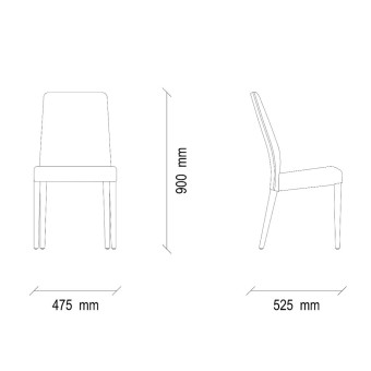 Стул ENZA HOME Коллекция CORDELL (КОРДЕЛЛ) арт. EH57537