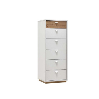 Комод высокий (белый) ENZA HOME Коллекция POLKA (ПОЛЬКА) арт. EH56255